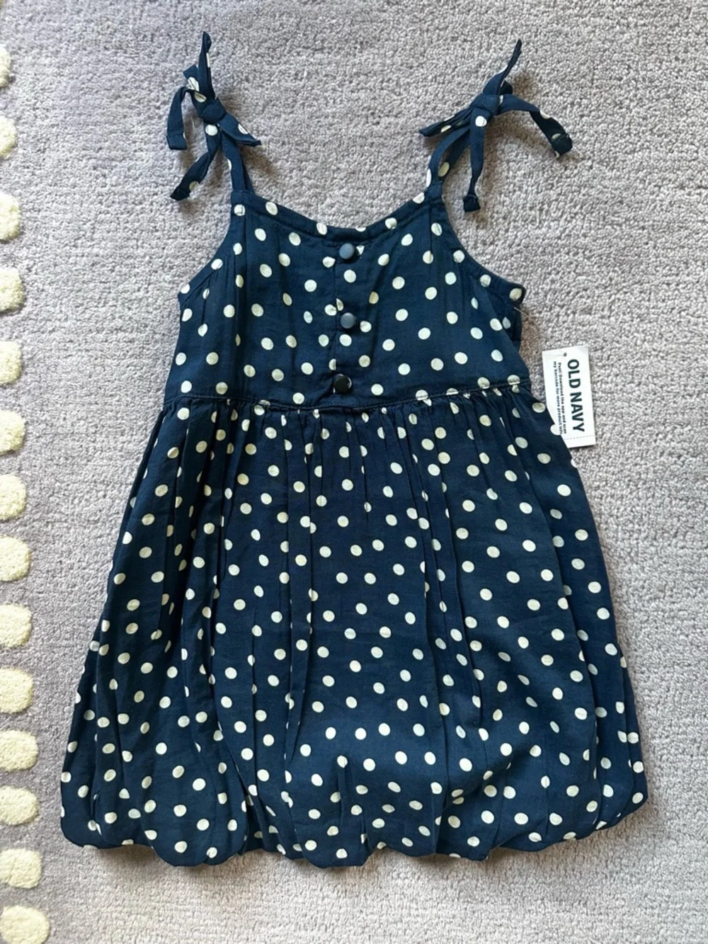 old navy polka dot dress ruffle v Old Navy Black and